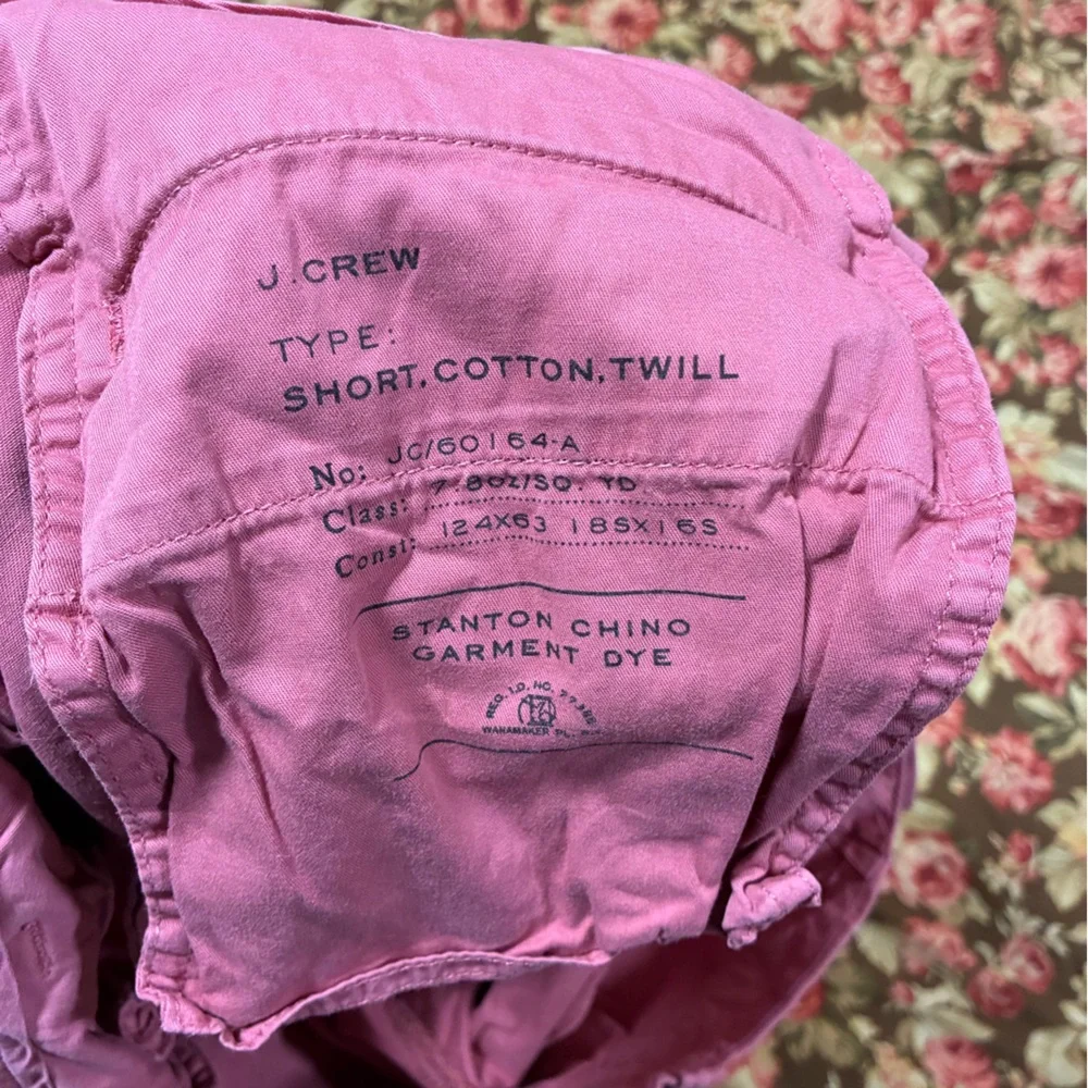 J Crew‎ Stanton Mens Pink Golf Shorts